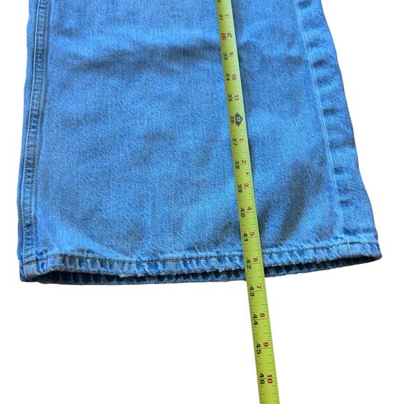 Aeropostale Wide Leg Jeans Light Wash High Rise Y2K Baggy 2000s Revival 12 - Picture 8 of 9